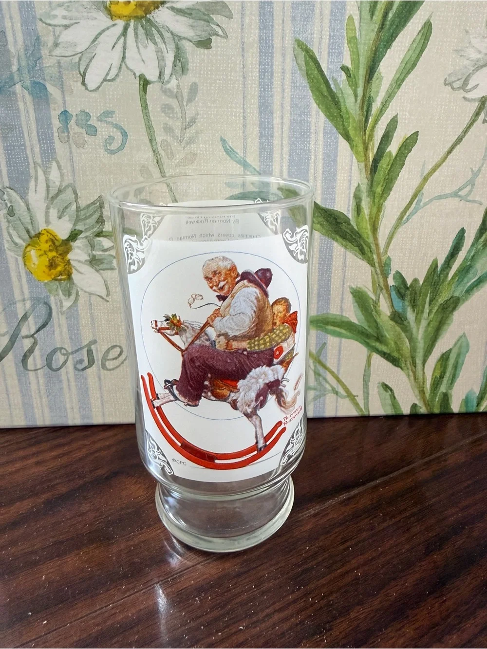 The Rocking Horse By Norman Rockwell 1933 Glass Country Time Lemonade Glass